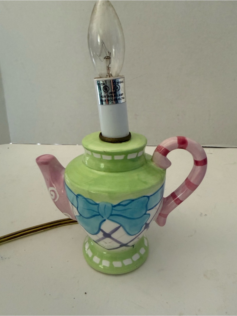 Colorful Teapot Table Lamp small lamp